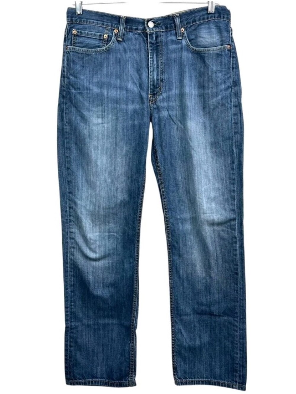 Levi's 514 36 X 30 Classic Men's Blue Straight-Leg Jeans